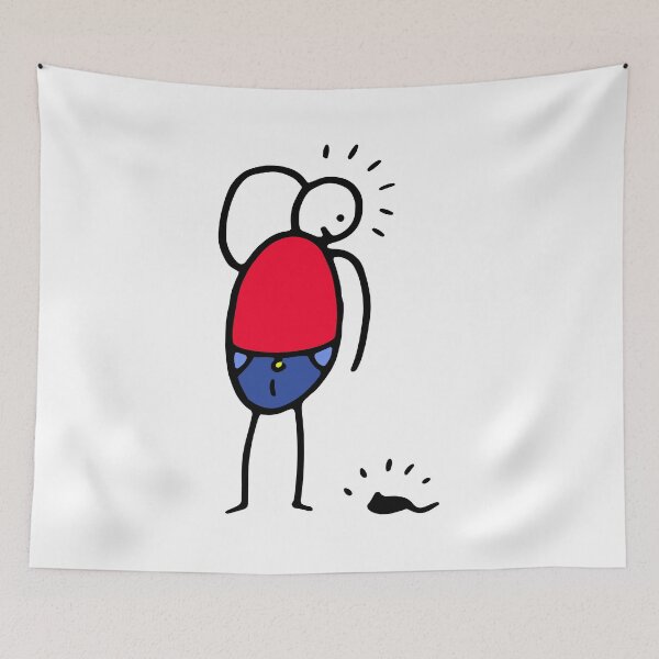 Artikelvorschau, Man and Mouse Doodle Art entworfen und verkauft von vandervisuals.