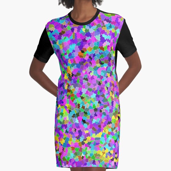 Phlox Abstract Graphic T-Shirt Dress