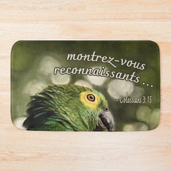Item preview, Copie de Show yourself thankful green parrot | bible  designed and sold by NathBros.