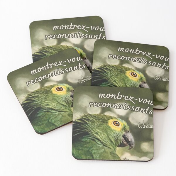 Item preview, Copie de Show yourself thankful green parrot | bible  designed and sold by NathBros.