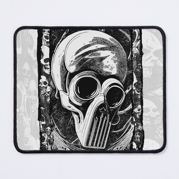 Item preview, Gasmask Punk Skulls designed and sold by tabemisa.