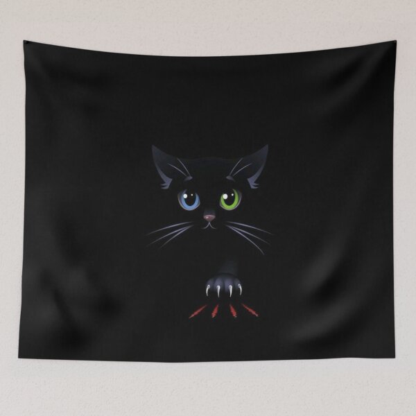 Item preview, Cute Black Cat Scratch designed and sold by Chris Mpasirogloy.