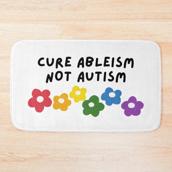 Item preview, Cure Ableism, Not Autism designed and sold by mydoodlesateme.