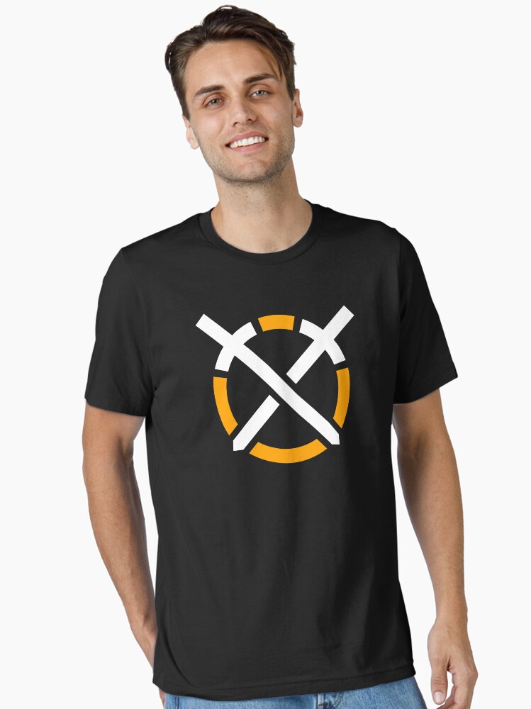 Thumbnail 1 of 7, Essential T-Shirt, Arte do Combate - symbol on dark background designed and sold by ArteDoCombate.