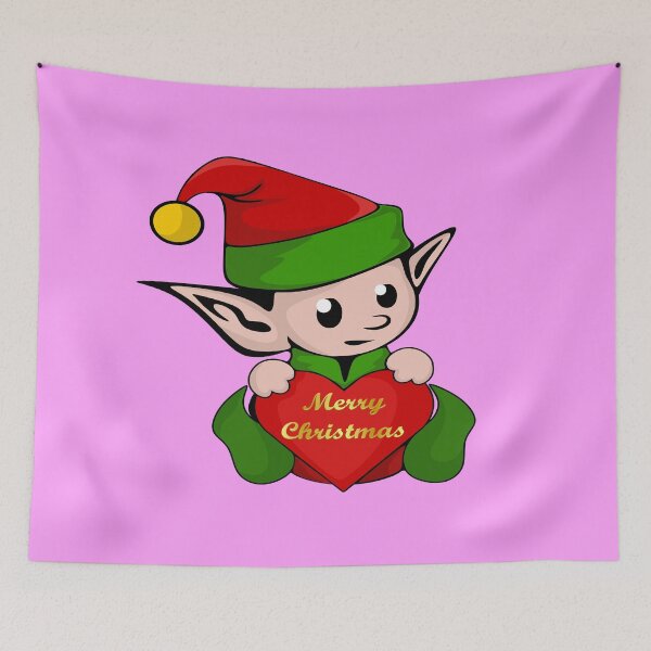 Item preview, Cute and lovable christmas elf. Merry Christmas designed and sold by hcarts.