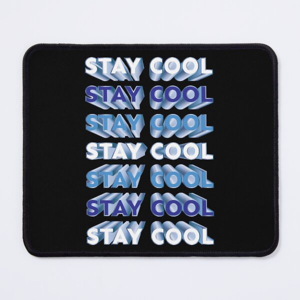 Item preview, Stay Cool repeated 3D text designed and sold by hockeng.