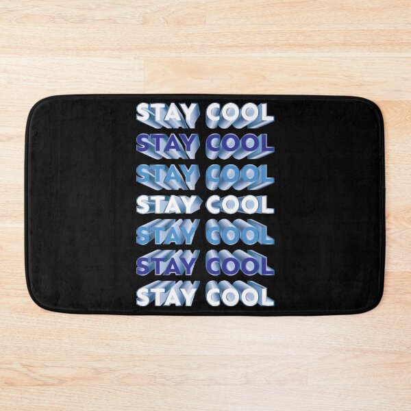 Item preview, Stay Cool repeated 3D text designed and sold by hockeng.