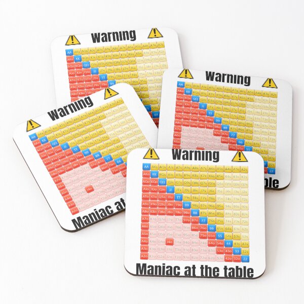 Item preview, Warning Maniac Poker Player designed and sold by CheckRaiseWares.