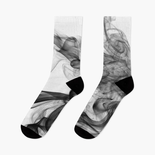 Item preview, Black and white smog abstract art designed and sold by reka88.