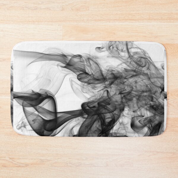 Item preview, Black and white smog abstract art designed and sold by reka88.