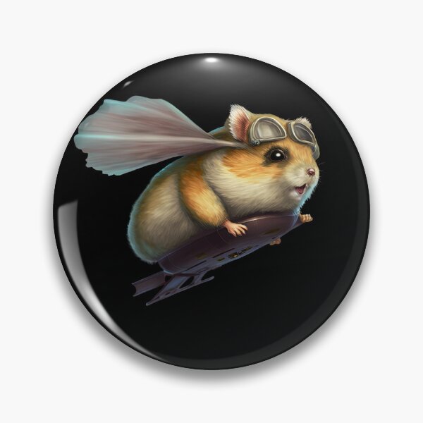 Item preview, Funny fly hamster designed and sold by AnimalArtPhotos.
