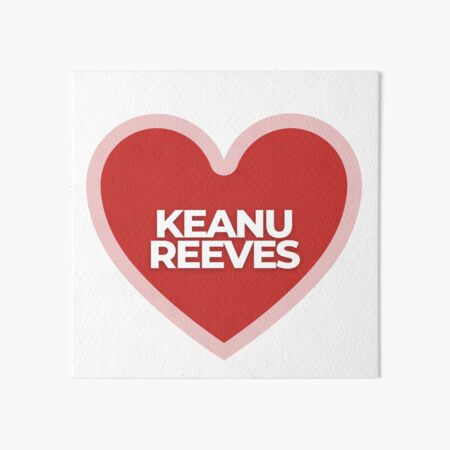 Item preview, Ich liebe Keanu Reeves designed and sold by Itsheartshop.