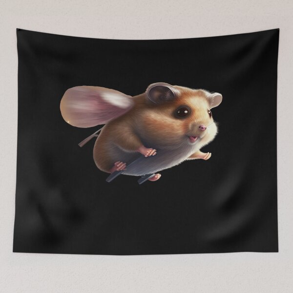 Item preview, Flying hamster designed and sold by AnimalArtPhotos.