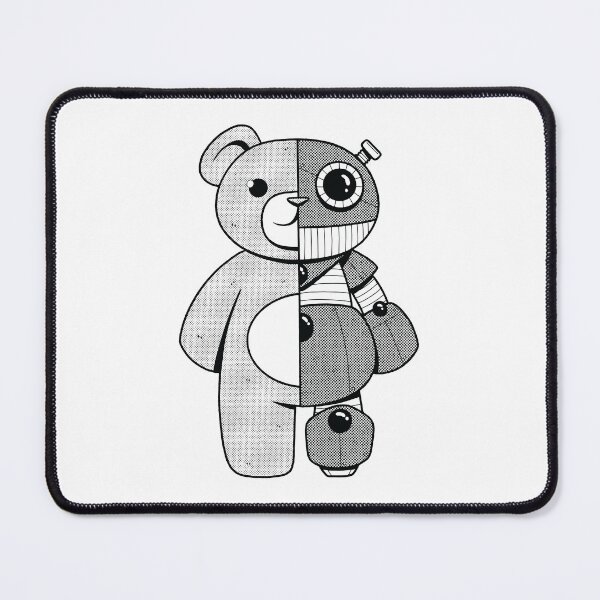 Item preview, Half teddy bear, half creepy bear designed and sold by LucaBartuma.