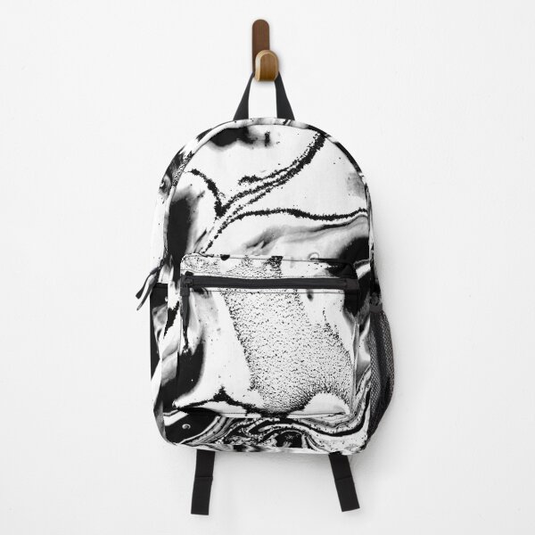 Item preview, Black and white abstract fluid motion pattern designed and sold by reka88.