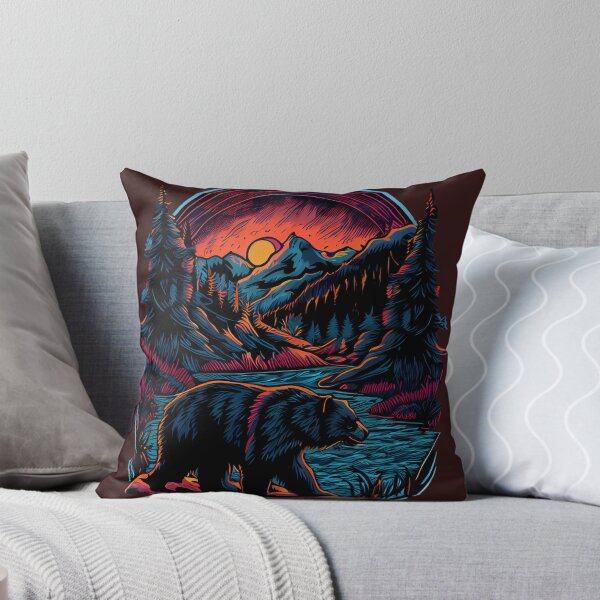 Item preview, Design New Tesco pudsey bear abstract flowers scene , nature, trees, mountains, sitting, designed and sold by adee1122.