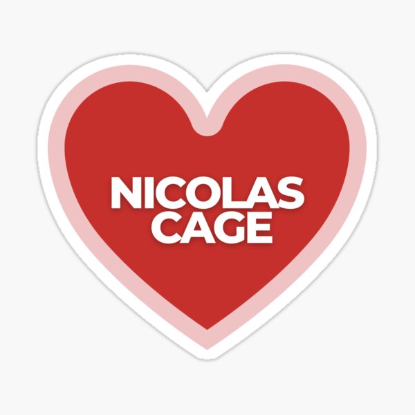 Item preview, I Heart Nicolas Cage designed and sold by Itsheartshop.