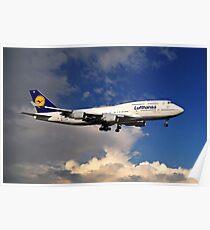 Lufthansa Boeing 747-430 Poster