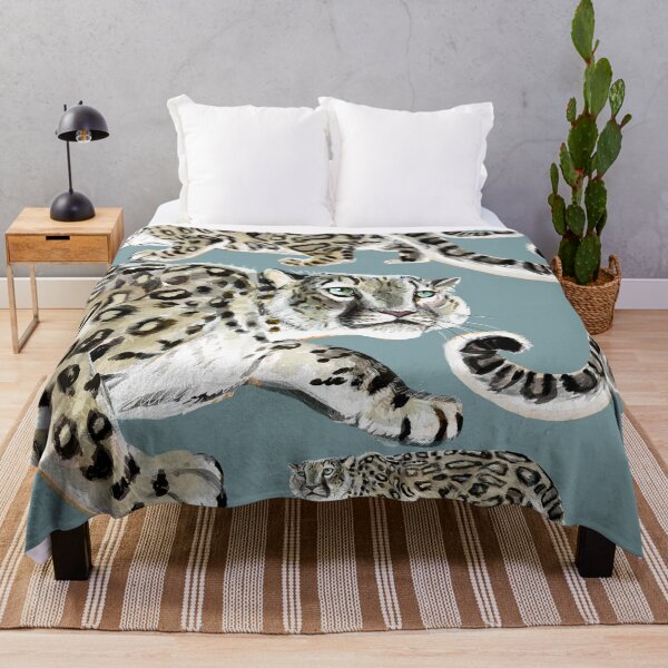 Item preview, Snow Leopard in Blue #1 designed and sold by belettelepink.