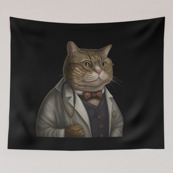 Item preview, Cat doctor designed and sold by AnimalArtPhotos.