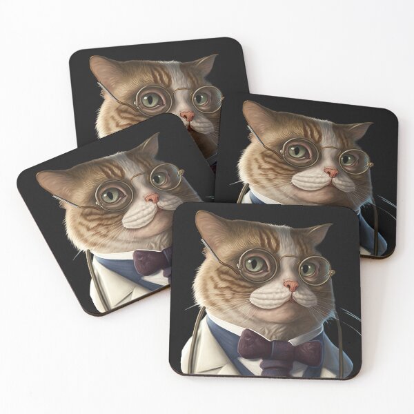 Item preview, Doctor cat designed and sold by AnimalArtPhotos.