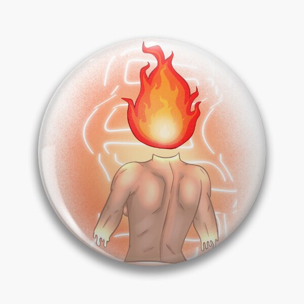 Item preview, Flame ghost designed and sold by Little Crows Trinkets.