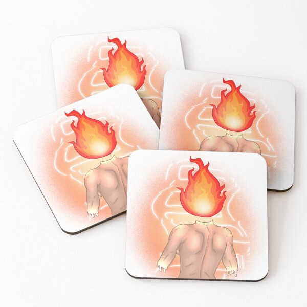 Item preview, Flame ghost designed and sold by Little Crows Trinkets.