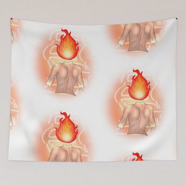 Item preview, Flame ghost designed and sold by Little Crows Trinkets.