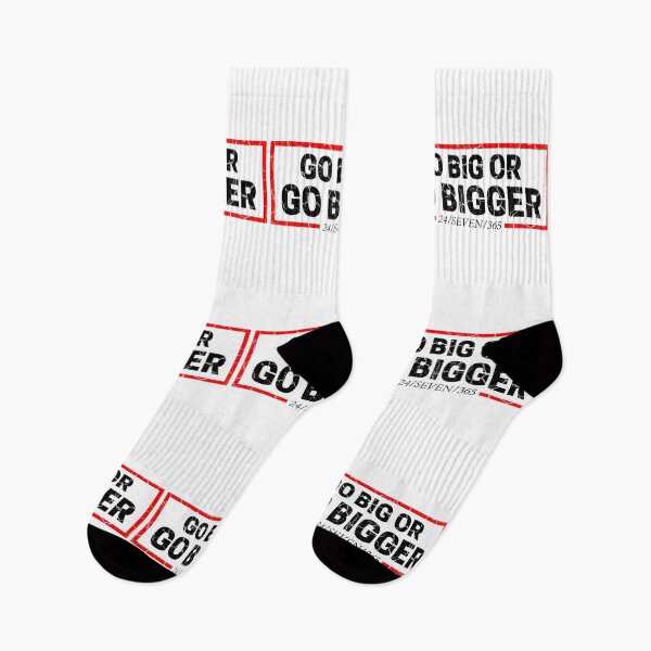 Item preview, Go Big Or Go Bigger 24/SEVEN/365 white background distressed  designed and sold by KingsManKind.