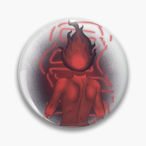 Item preview, Flame ghost designed and sold by Little Crows Trinkets.