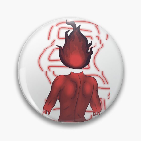Item preview, Flame ghost designed and sold by Little Crows Trinkets.