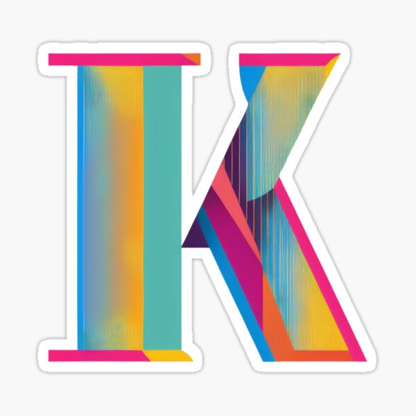 The Letter K Stickers for Sale | Redbubble