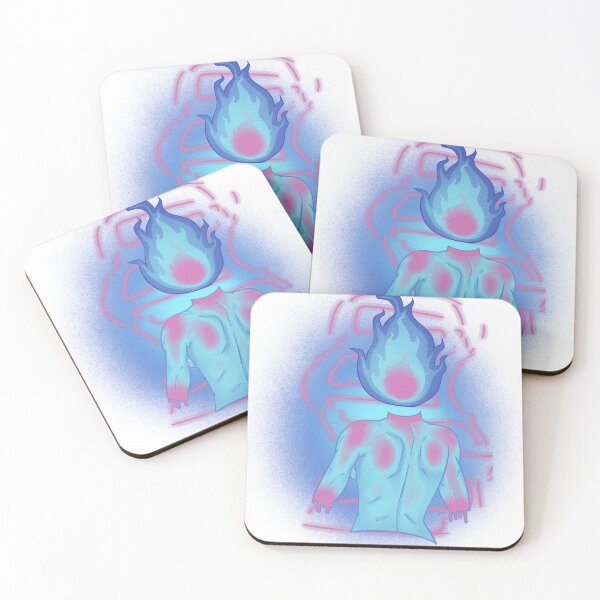 Item preview, Flame ghost designed and sold by Little Crows Trinkets.