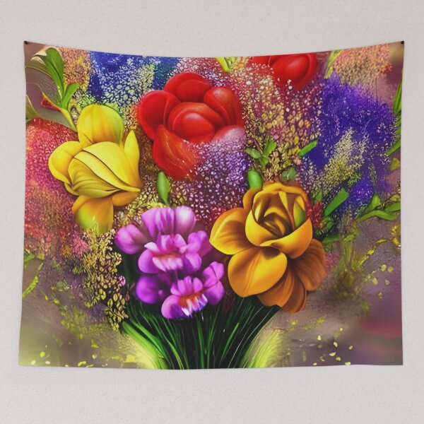Item preview, Fantasy Flower Bouquet designed and sold by The Love Quill.