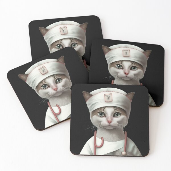 Item preview, Cat nurse designed and sold by AnimalArtPhotos.