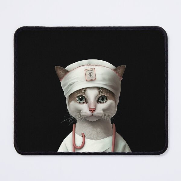 Item preview, Cat nurse designed and sold by AnimalArtPhotos.