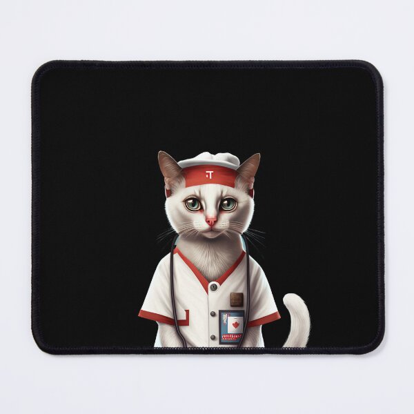 Item preview, Nurse cat designed and sold by AnimalArtPhotos.