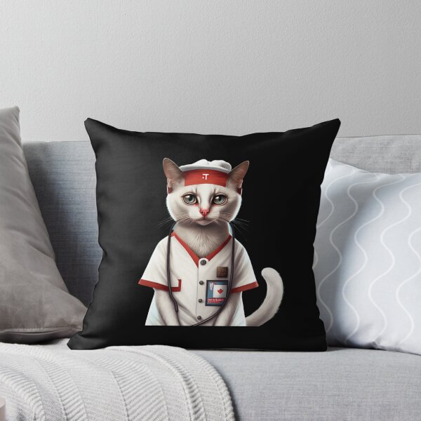 Item preview, Nurse cat designed and sold by AnimalArtPhotos.