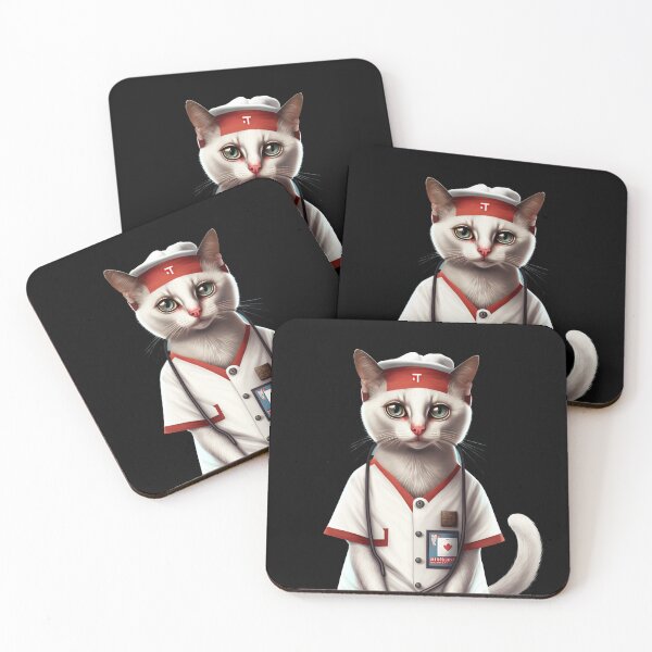 Item preview, Nurse cat designed and sold by AnimalArtPhotos.