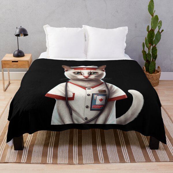 Item preview, Nurse cat designed and sold by AnimalArtPhotos.