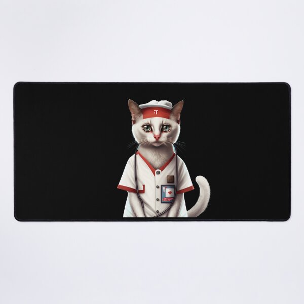 Item preview, Nurse cat designed and sold by AnimalArtPhotos.