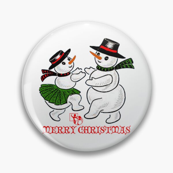 Aperçu de l'œuvre Couple de neige de Noël créée et vendue par Square Dancing Gifts & Merchandise.