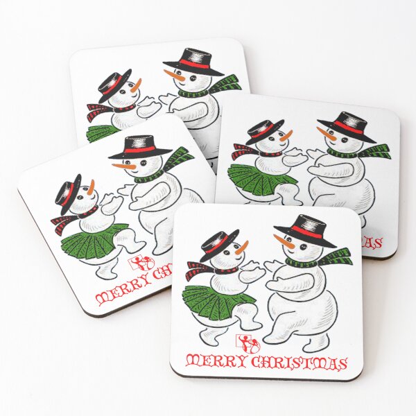 Item preview, Christmas Snow Couple designed and sold by Square Dancing Gifts & Merchandise.