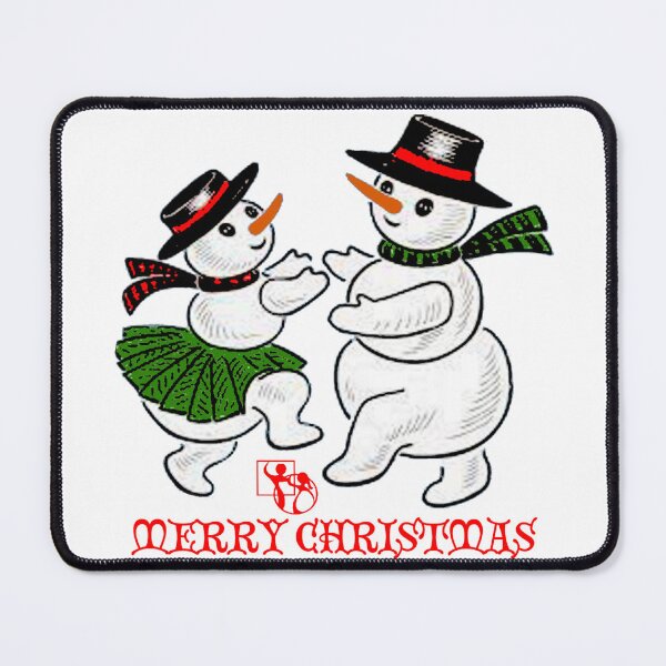 Item preview, Christmas Snow Couple designed and sold by Square Dancing Gifts & Merchandise.