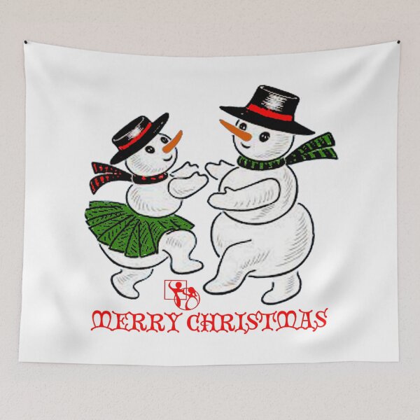 Item preview, Christmas Snow Couple designed and sold by Square Dancing Gifts & Merchandise.