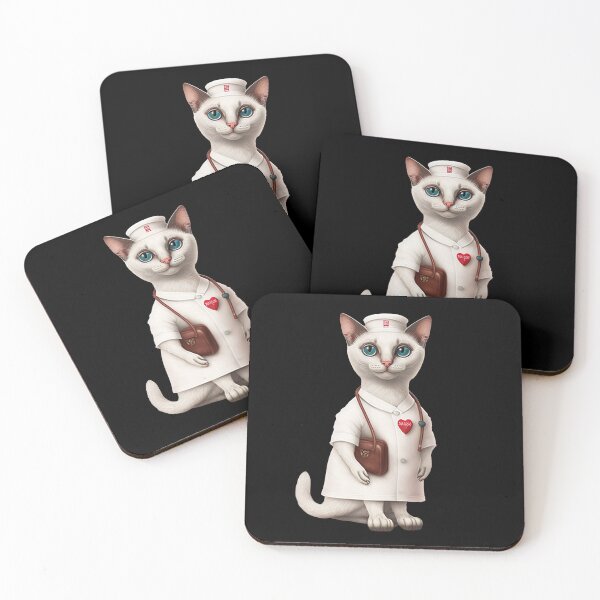 Item preview, Cat nurse designed and sold by AnimalArtPhotos.
