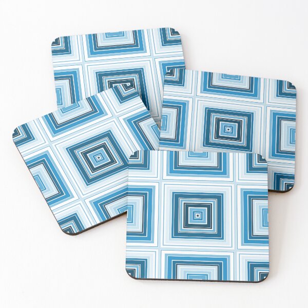 Item preview, Blue seamless geometric pattern background designed and sold by LubosChlubny.