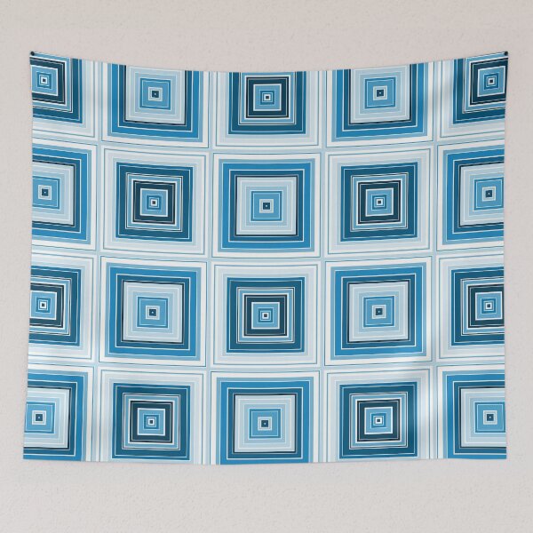 Item preview, Blue seamless geometric pattern background designed and sold by LubosChlubny.