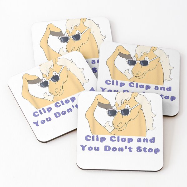 Item preview, Clip Clop And You Don't Stop Horse funny boy girl kids designed and sold by ThePatternArt  ⭐⭐⭐⭐⭐.