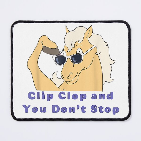 Item preview, Clip Clop And You Don't Stop Horse funny boy girl kids designed and sold by ThePatternArt ⭐⭐⭐⭐⭐.